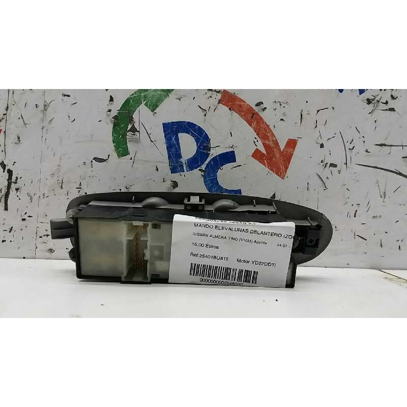 MANDO ELEVALUNAS DELANTERO IZQUIERDO 25401BU815  - imagen 2