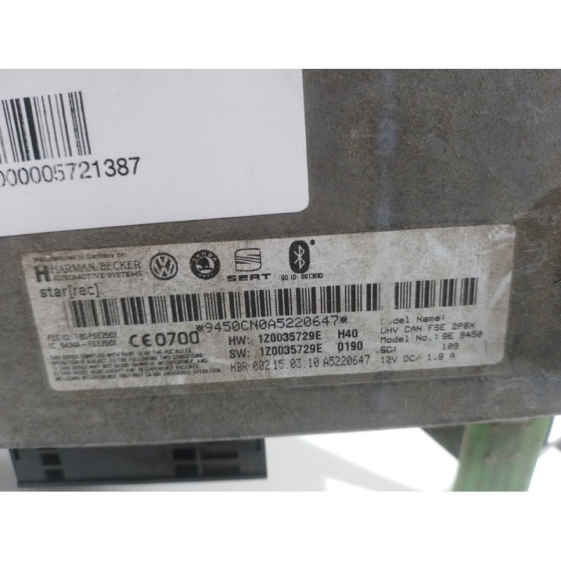 MODULO ELECTRONICO 1Z0035729E 9450CN0A5220647  - imagen 2