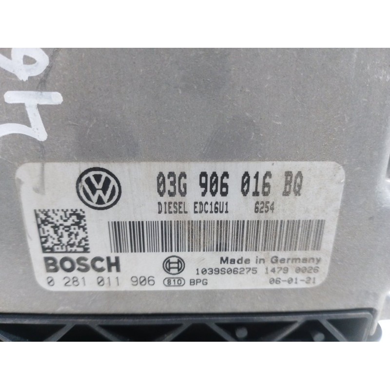 CENTRALITA MOTOR UCE 03G906016BQ 0281011906  - imagen 3