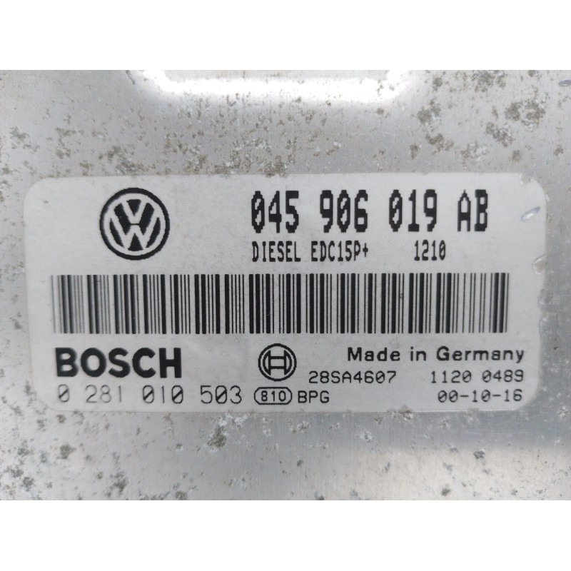 CENTRALITA MOTOR UCE 045906019AB 0281010503 - imagen 3
