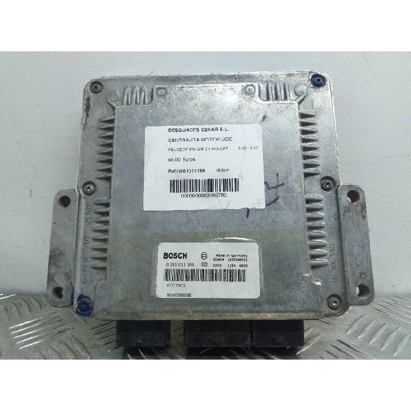CENTRALITA MOTOR UCE 0281011188 9648588880  - imagen 1