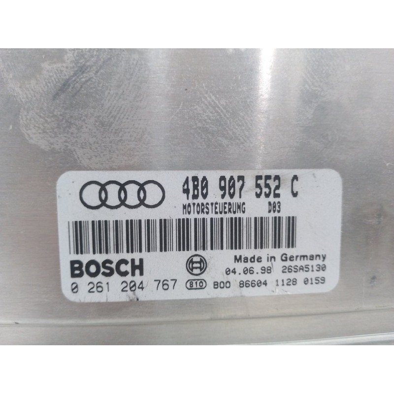 CENTRALITA MOTOR UCE 4B0907552C 0261204767  - imagen 3