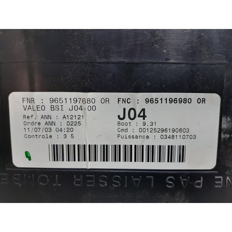 CAJA RELES / FUSIBLES 6500Y1  - imagen 2