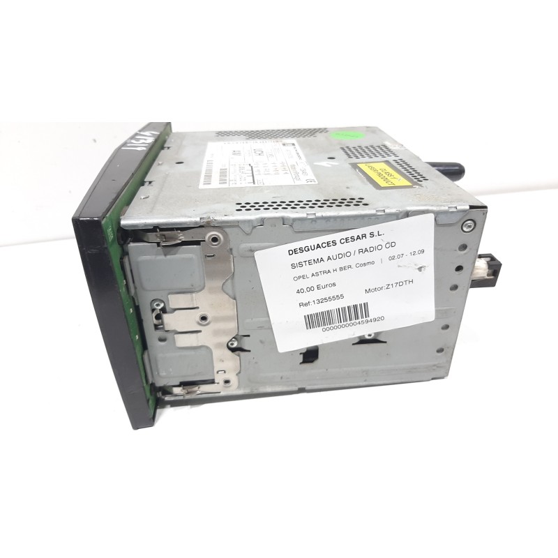 SISTEMA AUDIO / RADIO CD 13255555 497316088  - imagen 3