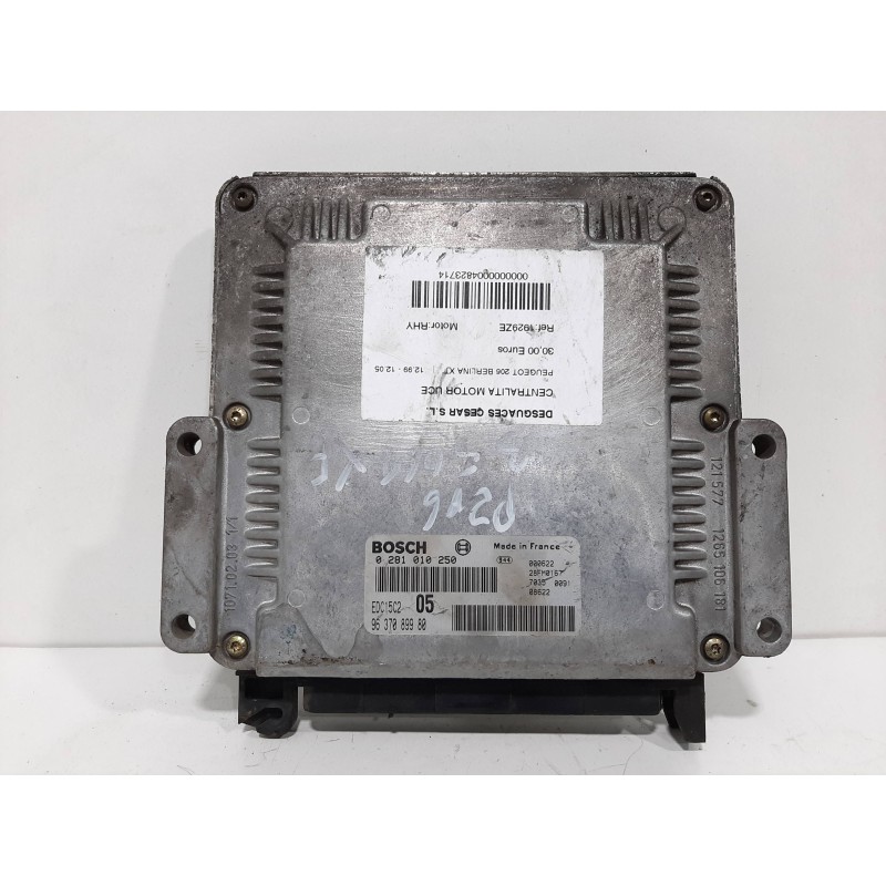 CENTRALITA MOTOR UCE 0281010250 9637089980  - imagen 1