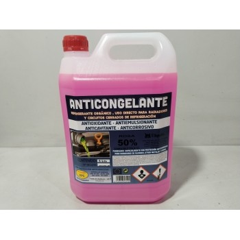 HERRAMIENTAS ANTICONGELANTE 5L 50% ROSA TEQUIMA ROSA 50%