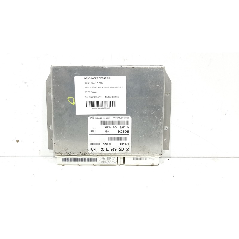 CENTRALITA ABS 0265109425 0225457132  - imagen 1