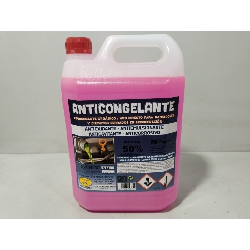 HERRAMIENTAS ANTICONGELANTE 5L 50% ROSA TEQUIMA ROSA 50% - imagen 1