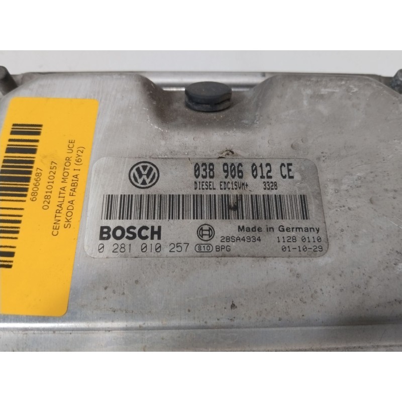 CENTRALITA MOTOR UCE 0281010257  - imagen 4