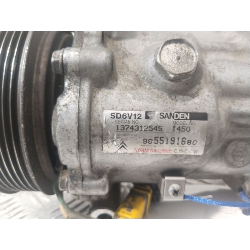 COMPRESOR AIRE ACONDICIONADO 9655191680  - imagen 3