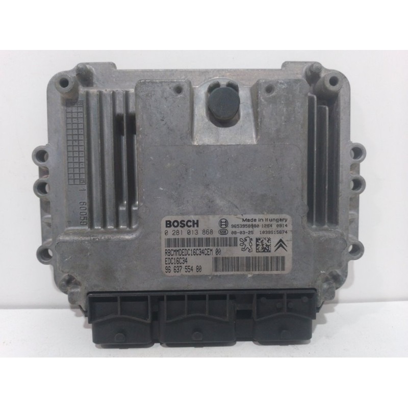 CENTRALITA MOTOR UCE 9663755480 0281013868 - imagen 1