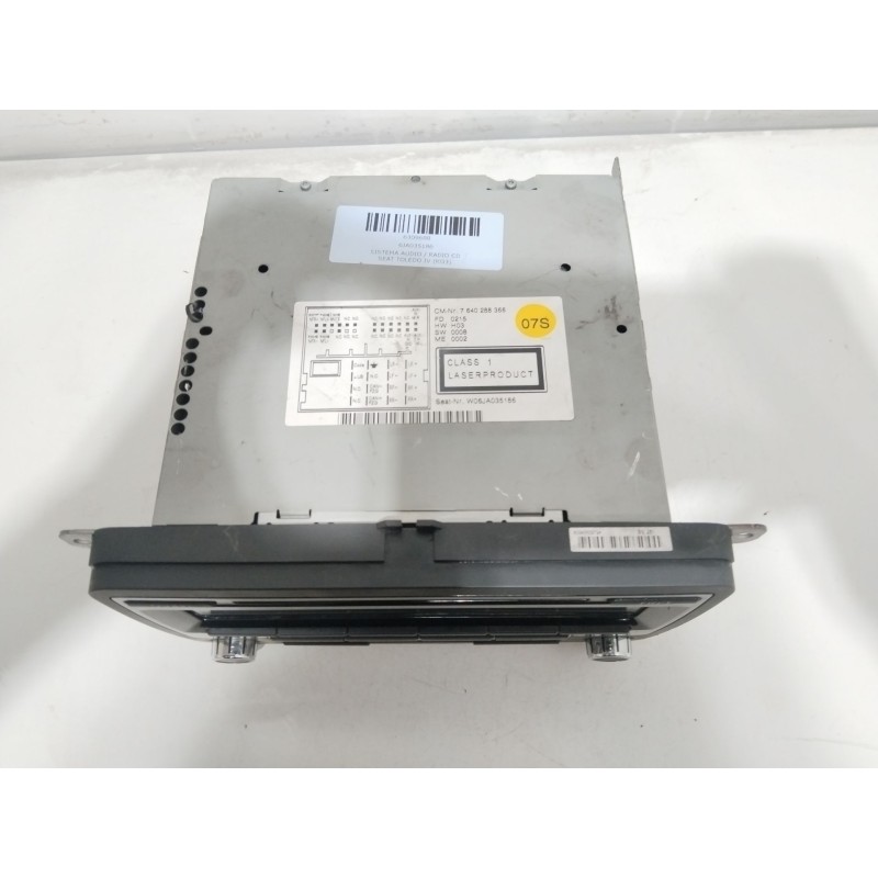 SISTEMA AUDIO / RADIO CD 6JA035186  - imagen 4