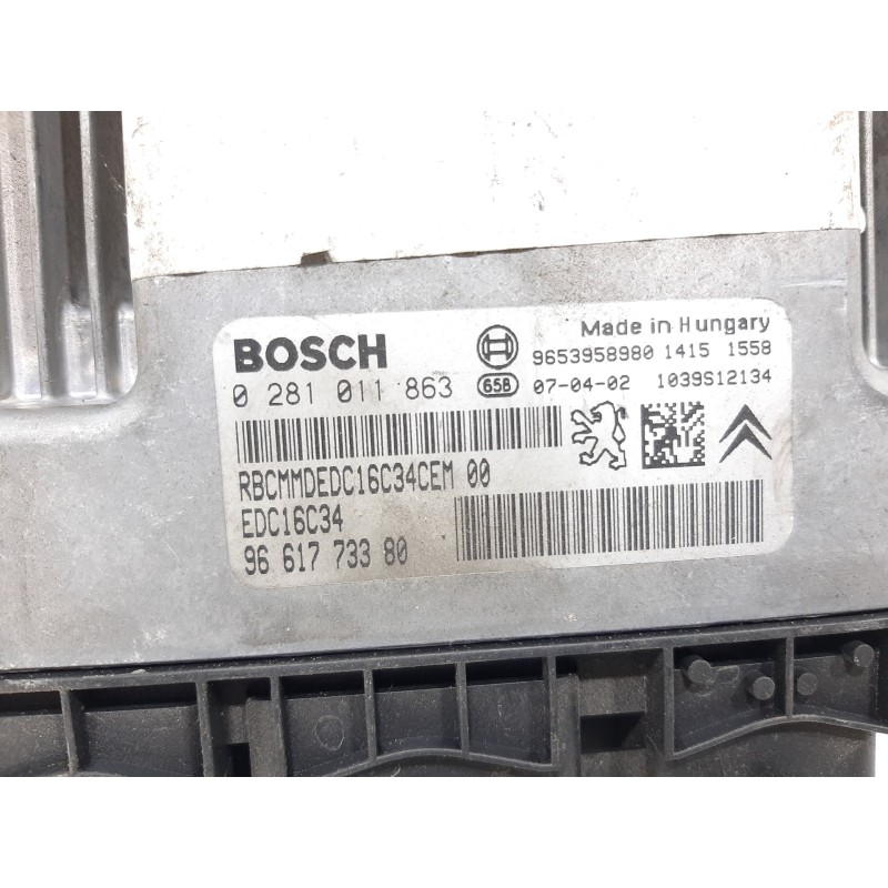 CENTRALITA MOTOR UCE 0281011863  - imagen 2