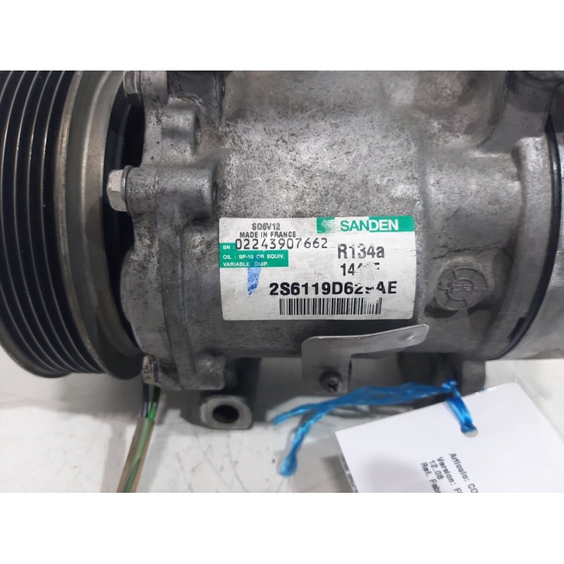 COMPRESOR AIRE ACONDICIONADO 2S6119D629AE  - imagen 2