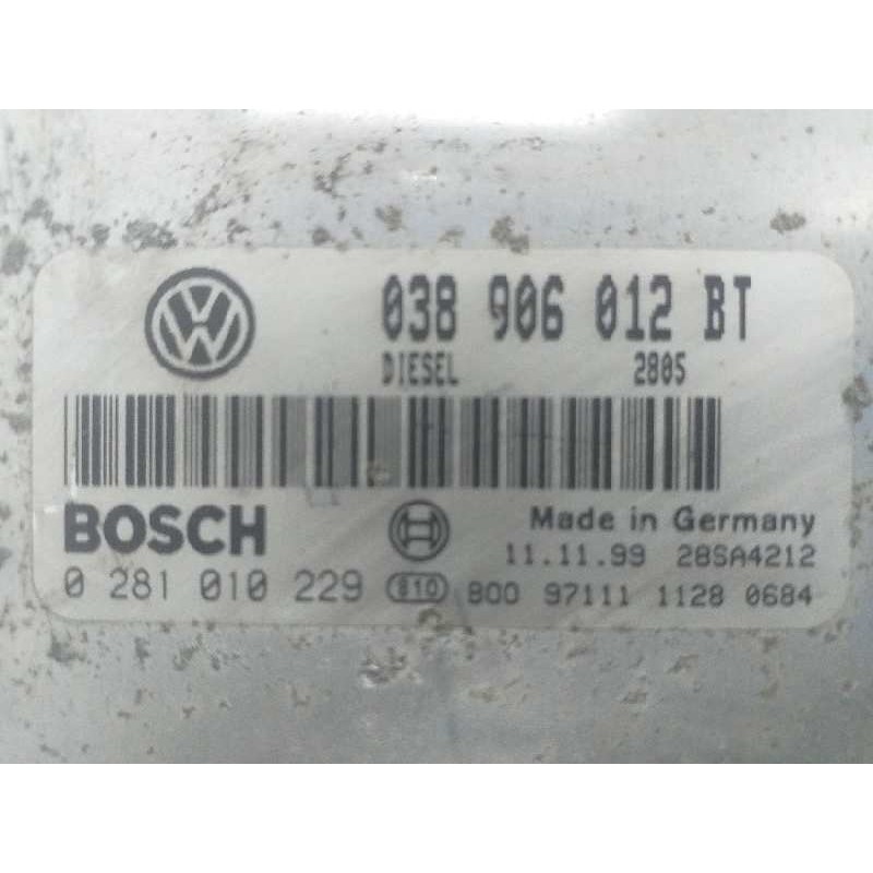 CENTRALITA MOTOR UCE 0281010229 038906012BT  - imagen 2