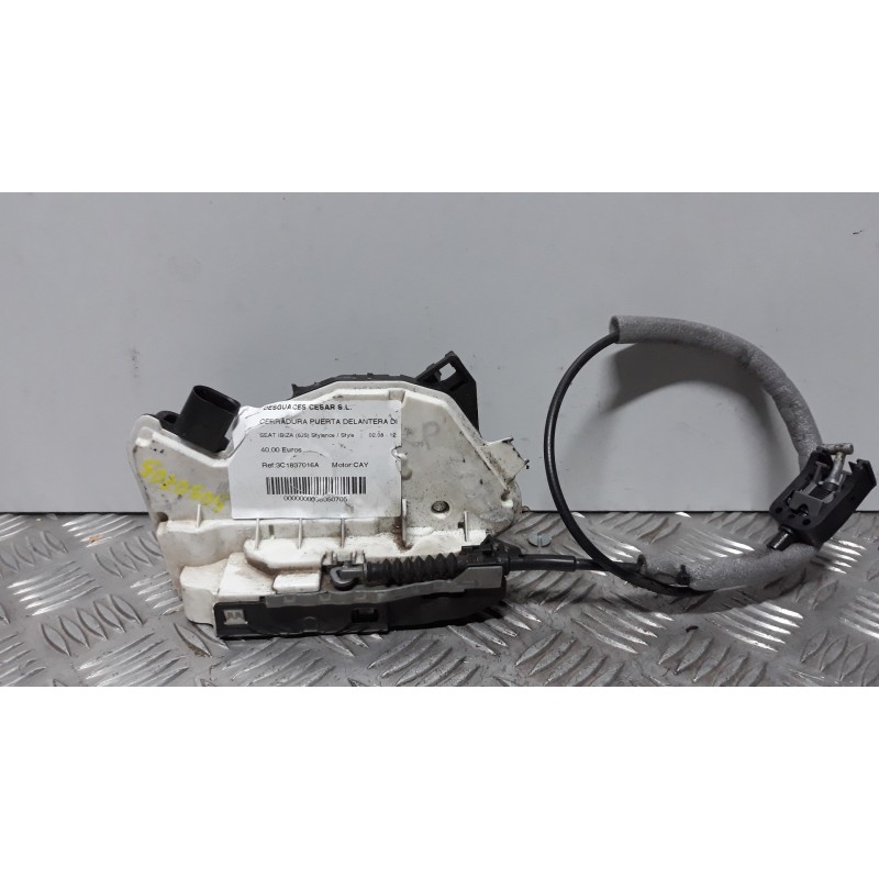 CERRADURA PUERTA DELANTERA DERECHA 3C1837016A  - imagen 1