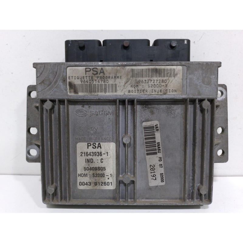CENTRALITA MOTOR UCE 9640514780 9632727280  - imagen 1