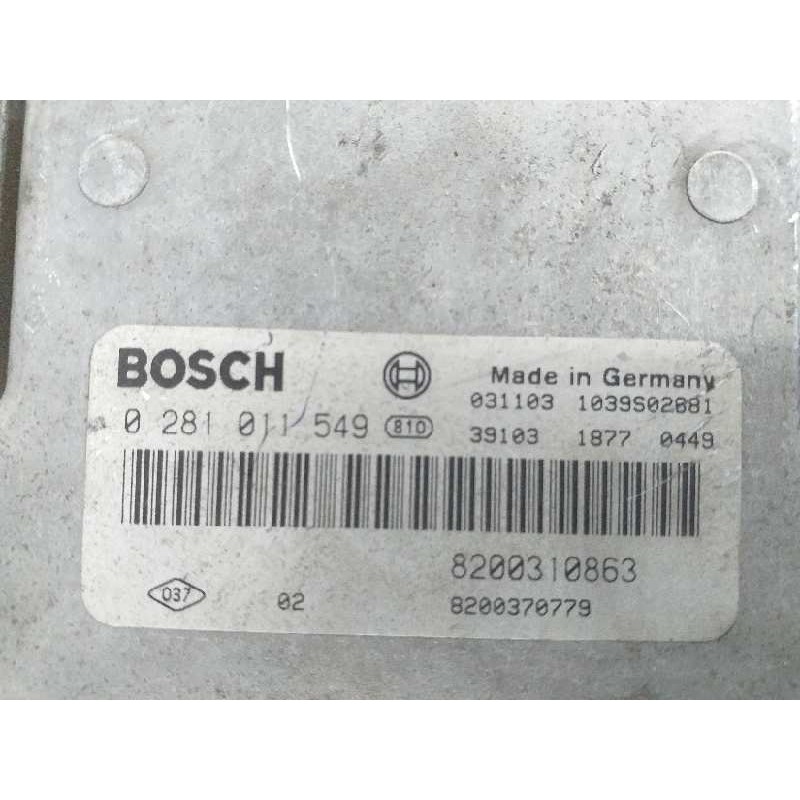 CENTRALITA MOTOR UCE 0281011549 8200310863 8200370779 - imagen 2