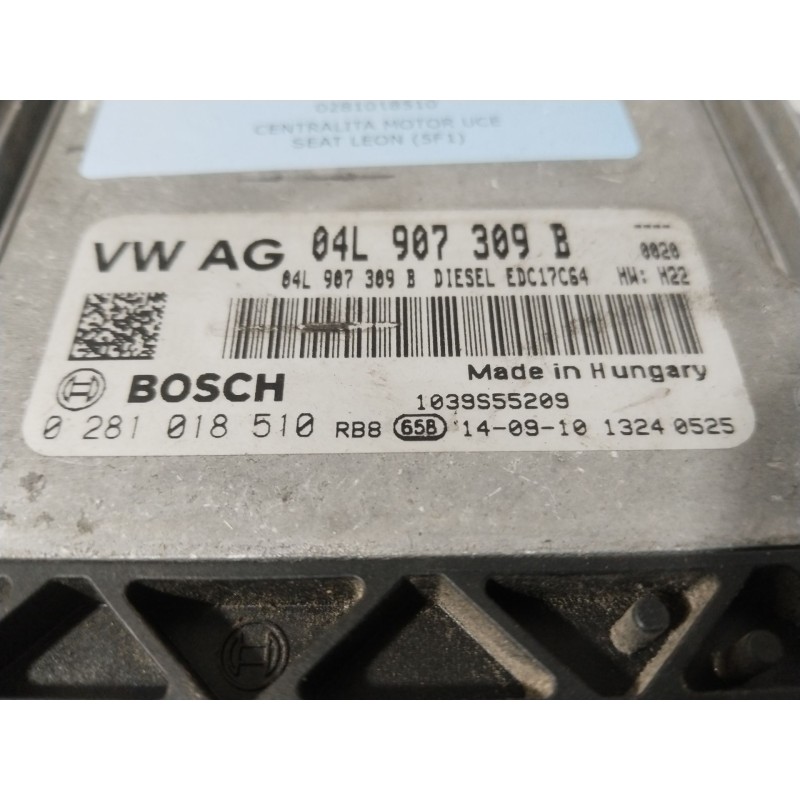 CENTRALITA MOTOR UCE 0281018510  - imagen 4