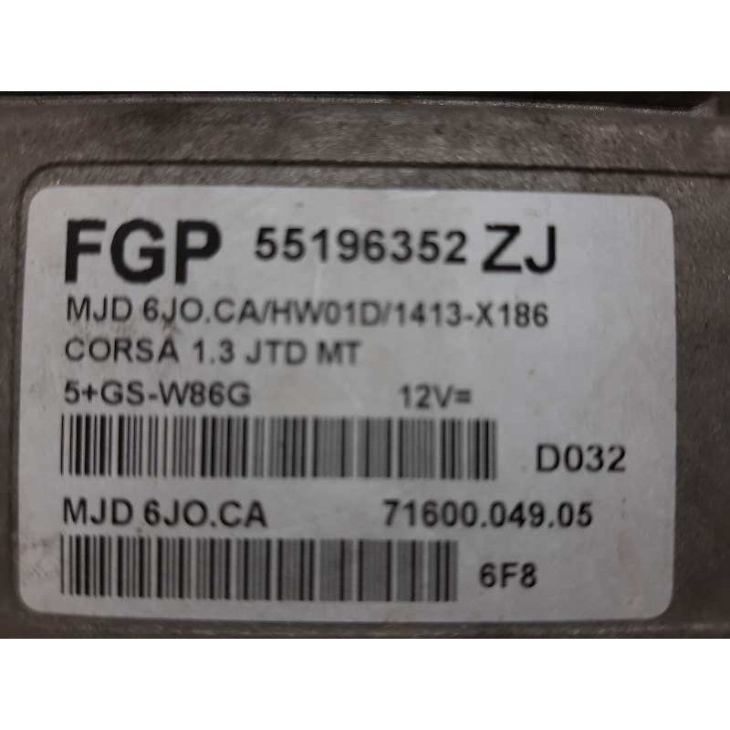 CENTRALITA MOTOR UCE 55196352  - imagen 2