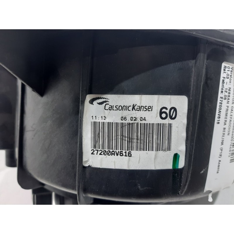 MOTOR CALEFACCION 27200AV616  - imagen 3