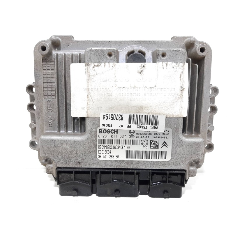 CENTRALITA MOTOR UCE 9651128880 0281011627  - imagen 3