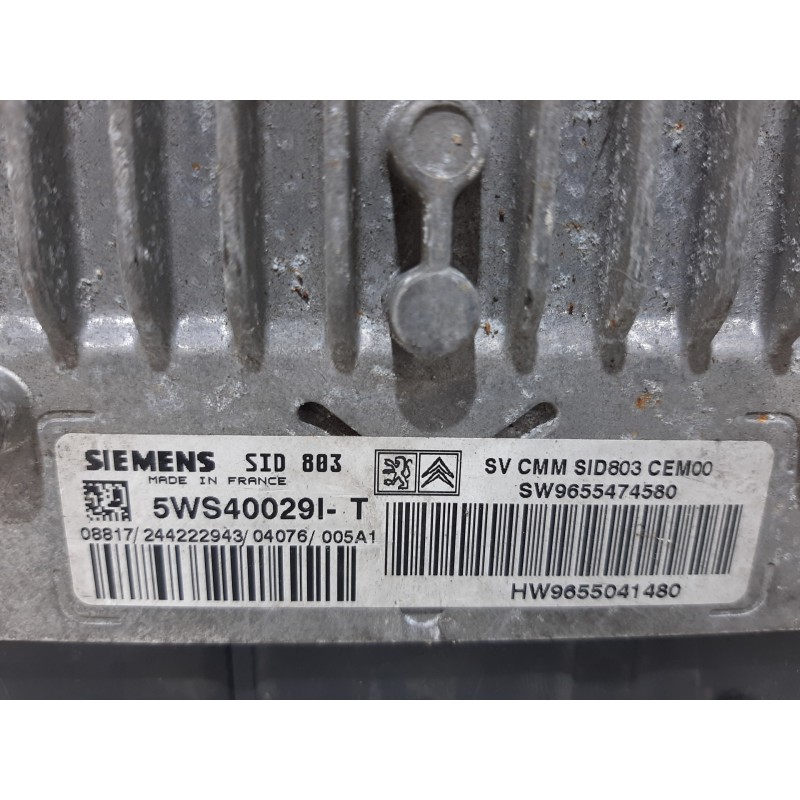 CENTRALITA MOTOR UCE 9655041480 5WS40029L  - imagen 3