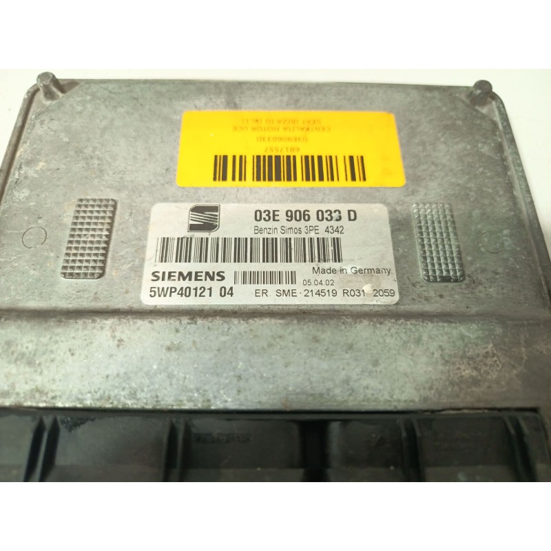 CENTRALITA MOTOR UCE 03E906033D  - imagen 4