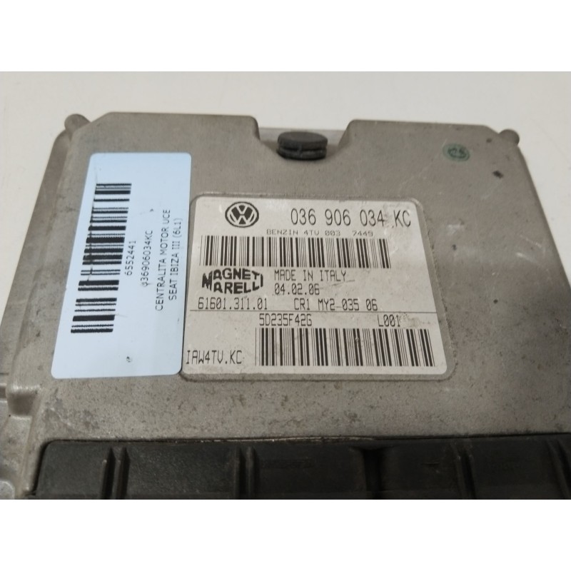 CENTRALITA MOTOR UCE 036906034KC  - imagen 4