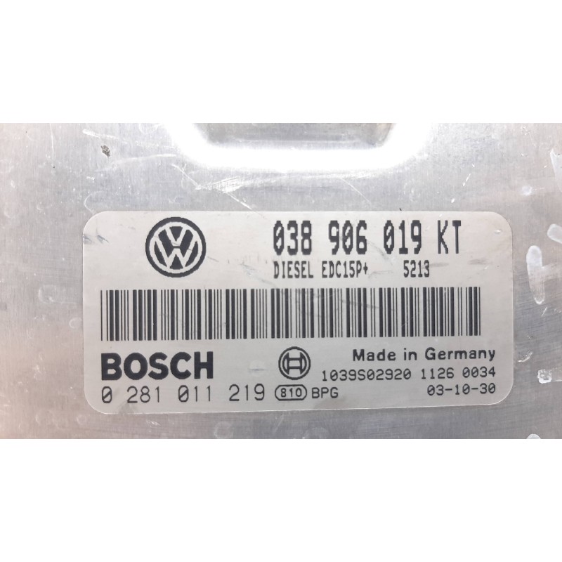 CENTRALITA MOTOR UCE 038906019HT  - imagen 3