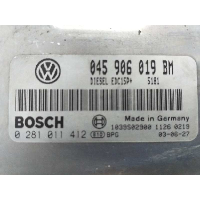 CENTRALITA MOTOR UCE 0281011412 045906019BM  - imagen 2