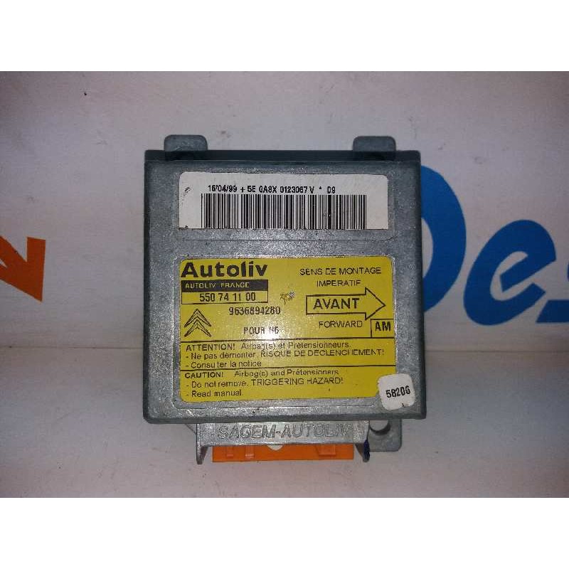 CENTRALITA AIRBAG 550741100 9636894280  - imagen 1