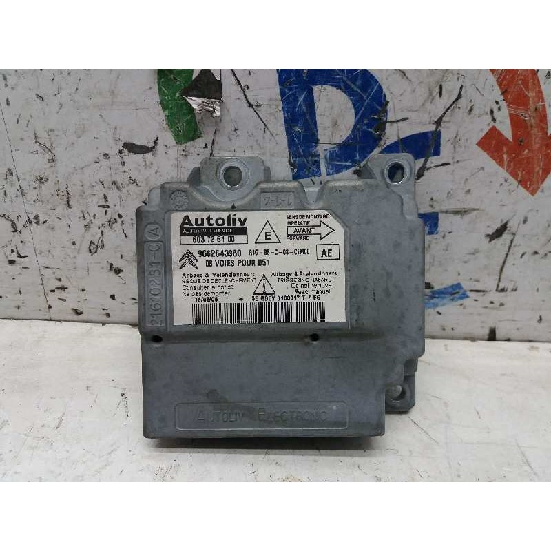 CENTRALITA AIRBAG 603726100 9662643980  - imagen 1