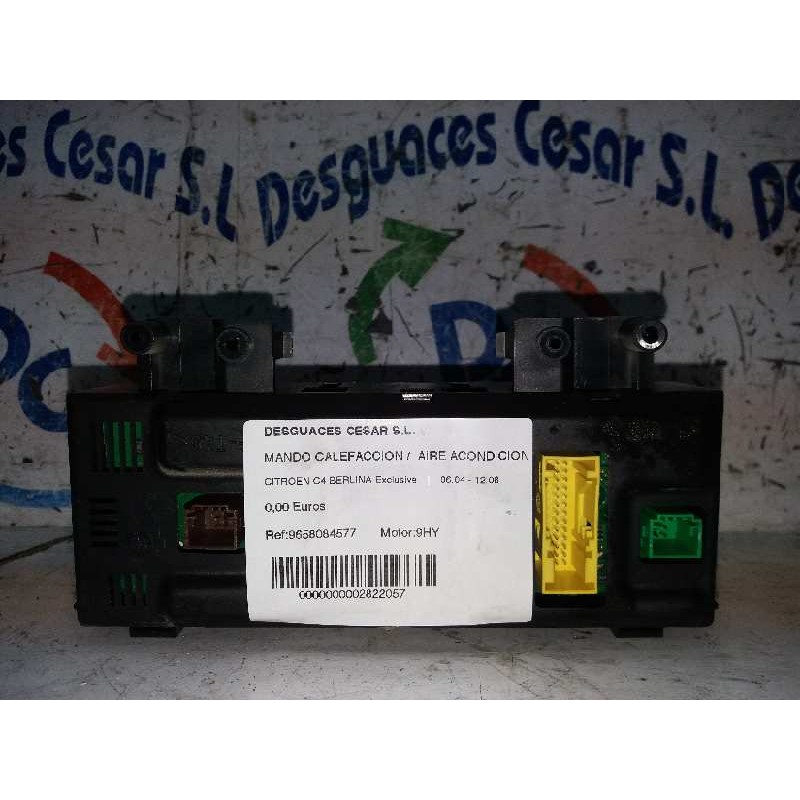 MANDO CALEFACCION / AIRE ACONDICIONADO 9658084577  - imagen 1
