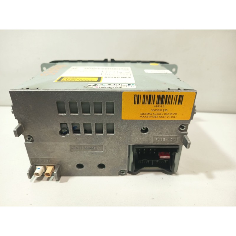 SISTEMA AUDIO / RADIO CD 3C0035195B  - imagen 2