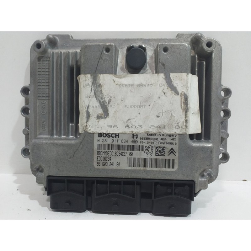 CENTRALITA MOTOR UCE 9660324180 0281011634 9653958980 - imagen 1