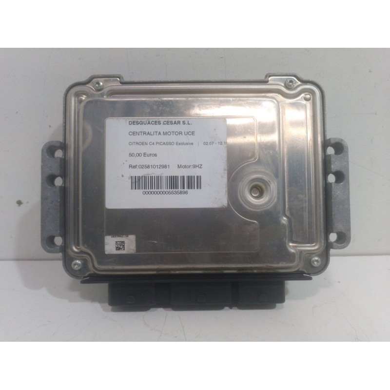 CENTRALITA MOTOR UCE 02581012981 BOSCH 9664617680 - imagen 3