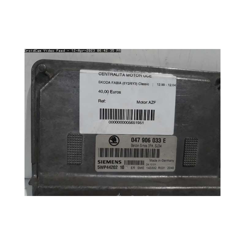 CENTRALITA MOTOR UCE 5WP4420210  - imagen 2