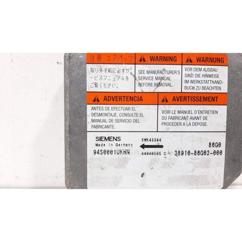 CENTRALITA AIRBAG 3891086G02000  - imagen 2