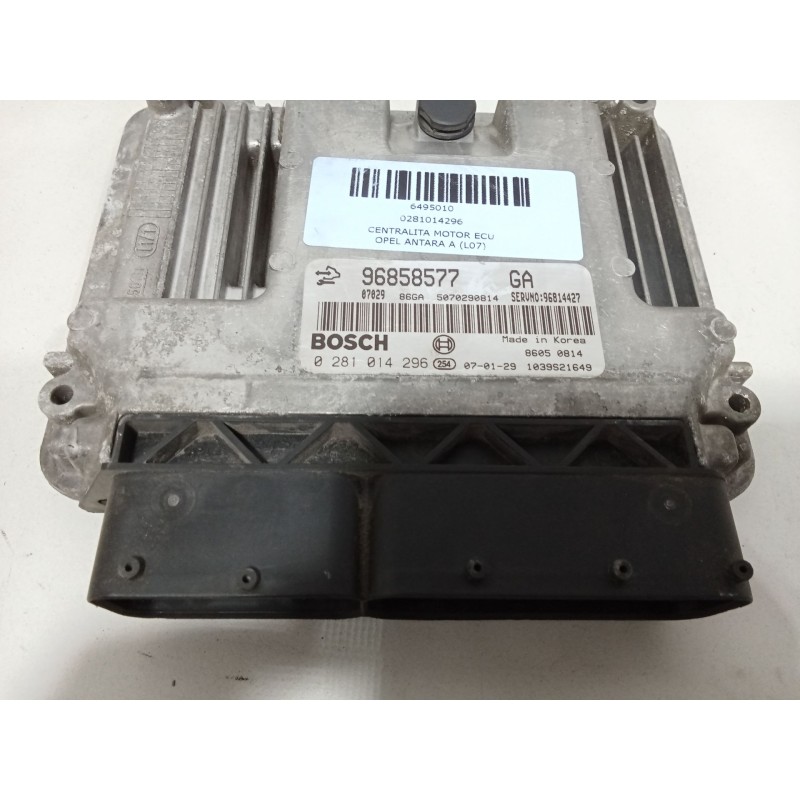 CENTRALITA MOTOR ECU 0281014296  - imagen 4