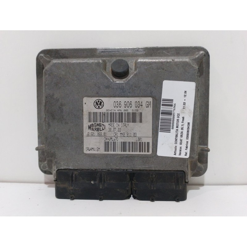 CENTRALITA MOTOR UCE 036906034GM 6160106801  - imagen 1