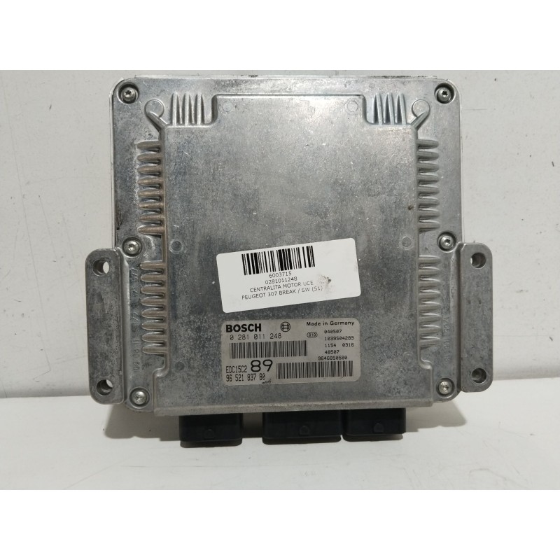 CENTRALITA MOTOR UCE 0281011248 9646850580  - imagen 1