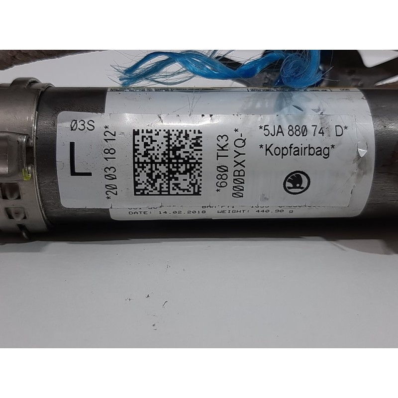 AIRBAG CORTINA DELANTERO IZQUIERDO 5JA880741  - imagen 3