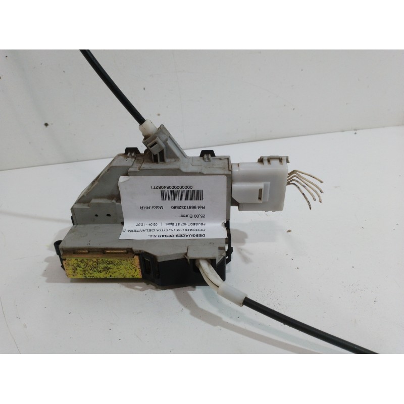 CERRADURA PUERTA DELANTERA DERECHA 9681332880  - imagen 2