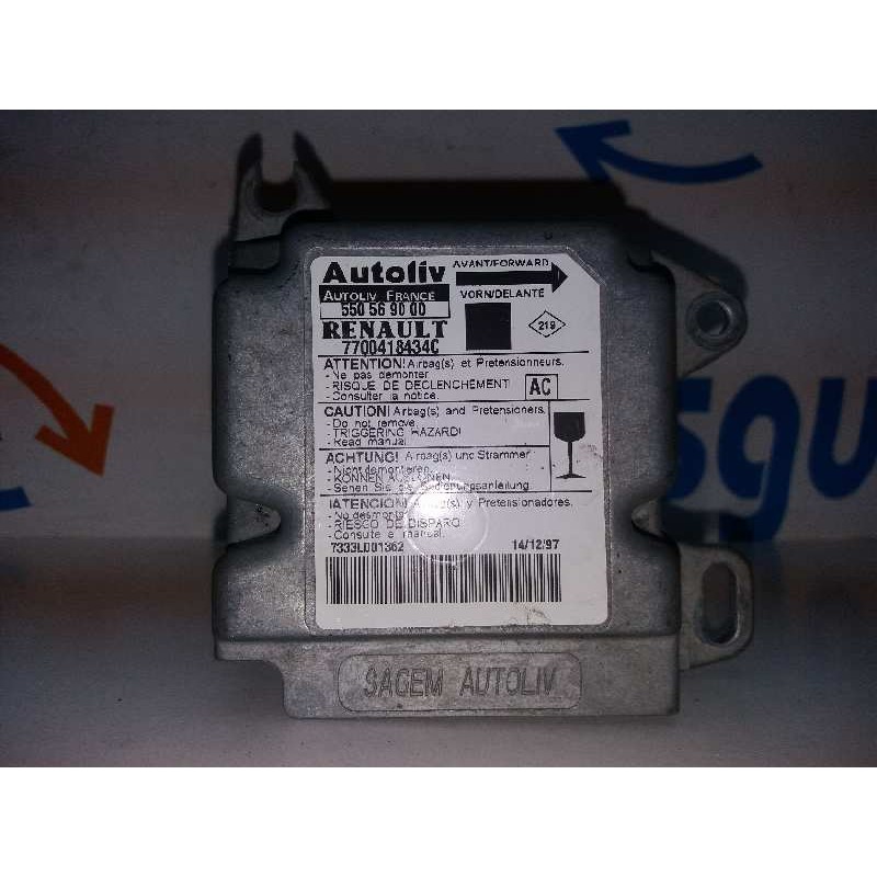 Recambio de centralita airbag para renault megane i classic (la0) 1.9 dti alize referencia OEM IAM 550569000 7700418434C 