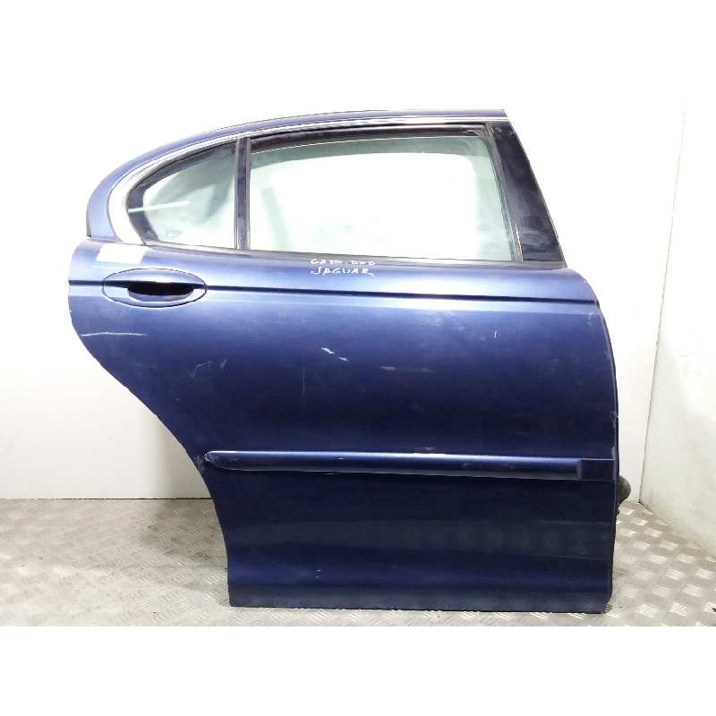 Recambio de puerta trasera derecha para jaguar x-type 3.0 v6 executive referencia OEM IAM  AZUL 