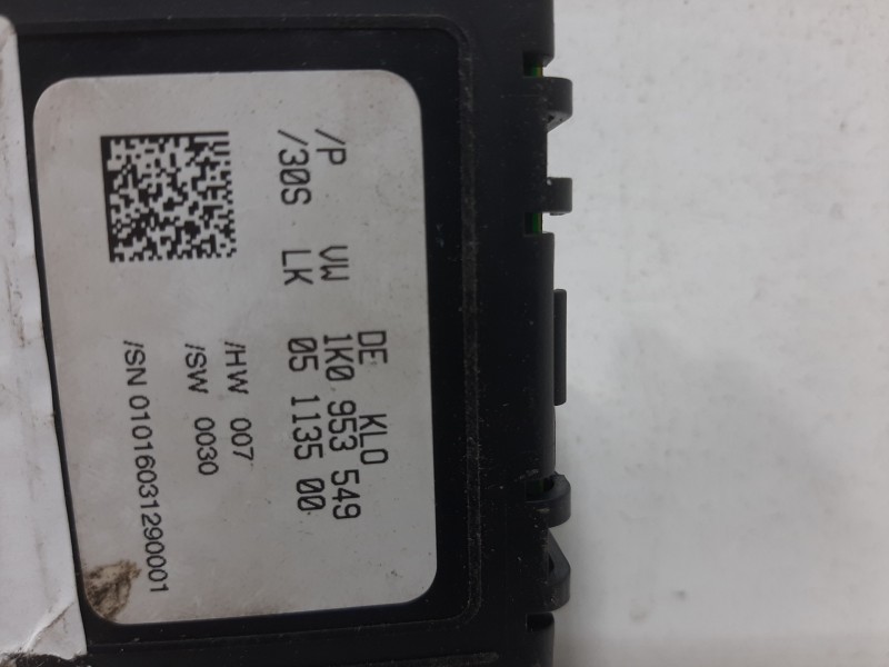 Recambio de modulo electronico para audi a3 (8p) 1.6 ambiente referencia OEM IAM 1K953549  