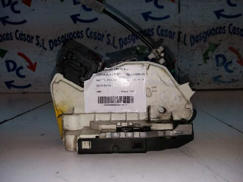 Recambio de cerradura puerta delantera derecha para seat toledo (kg3) reference referencia OEM IAM   