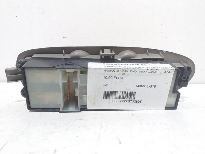 Recambio de mando elevalunas delantero izquierdo para nissan almera tino (v10m) básico referencia OEM IAM 80961   Recambio de mando elevalunas delantero izquierdo para nissan almera tino (v10m) básico referencia OEM IAM 80961