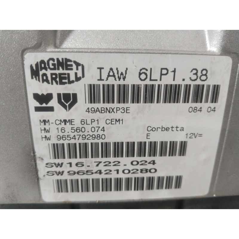 CENTRALITA MOTOR UCE IAW6LP138  - imagen 3